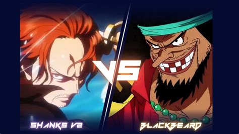 Epic Shanks V2 Vs Blackbeard Ultimate One Piece Showdown Jump Force