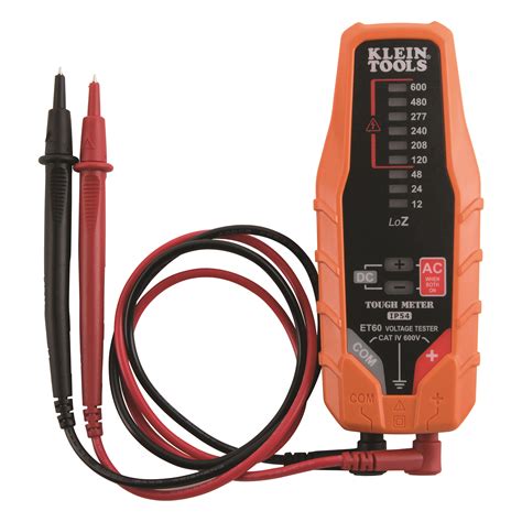 Electronic Acdc Voltage Tester Et60 Klein Tools For