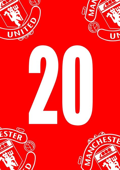 Manchester United 20 Premier League Titles By Sancfh On Deviantart