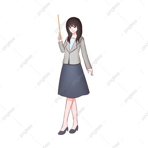 Female Teachers Png Transparent Teachers Day Female Teacher Cartoon