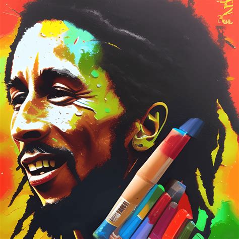 Bob Marley Oil Painting