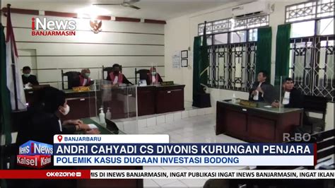 Sidang Kasus Penipuan Investasi Batubara Kembali Digelar Andri Cahyadi