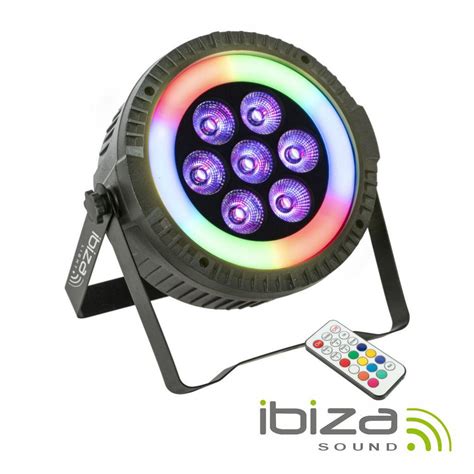 Thinpar Led Ring Projetor Par C Leds W Rgbw Anel Led Dmx Ibiza