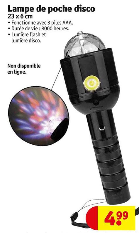 Promo Lampe De Poche Disco Chez Kruidvat ICatalogue Fr