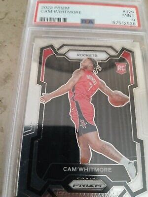 Panini Prizm Silver Prizm Cam Whitmore Rc Ebay