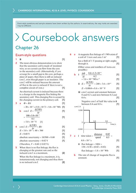 Exam Style Answers Asal Physics Cb Cambridge International As A