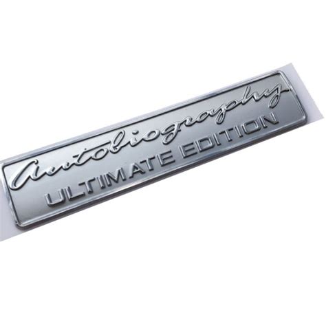 2 Pcs Handwriting SV Autobiography Ultimate Edition Emblem Bar Badge