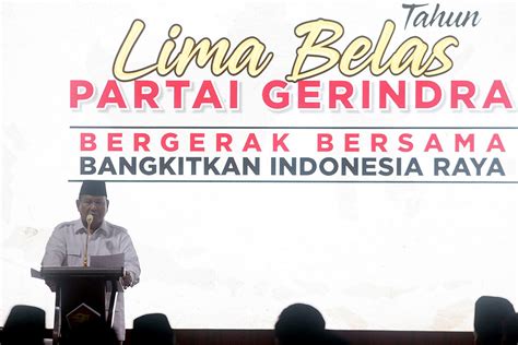 Peringatan Hut Ke Partai Gerindra