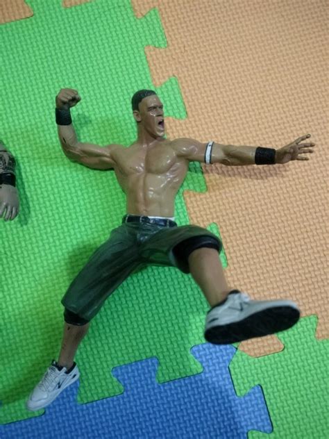 WWE JAKKS FIGURE and FURY UNMATCHED JOHN CENA on Carousell