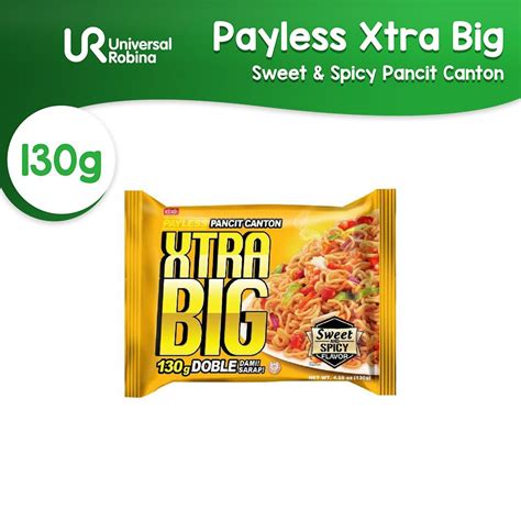 Payless Xtra Big Pancit Canton Sweet & Spicy (130G) | Shopee Philippines