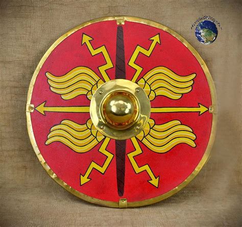 Roman Legionnaire Scutum Shield & Roman Round Shield Parma - Etsy India