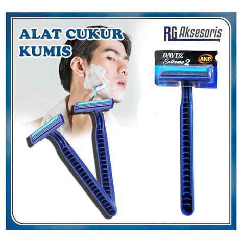 Jual Rgaksesoris Alat Cukur Gladiator Biru Kumis Dan Jenggot Mata