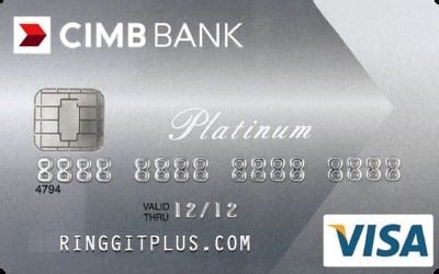 CIMB Platinum Credit Card - Reward points for retail spending