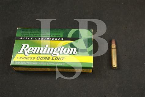 17x 35 Rem Ammunition Remington 200 Grain Core Lokt Sp Bullets And 3x Fired Brass Cases 35