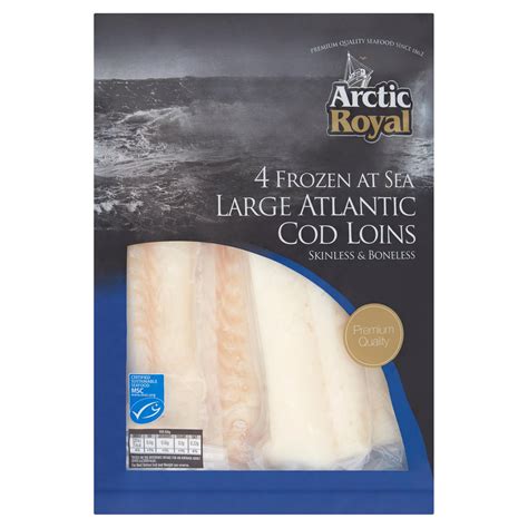 Arctic Royal 4 Frozen at Sea Large Atlantic Cod Loins 700g | Fish