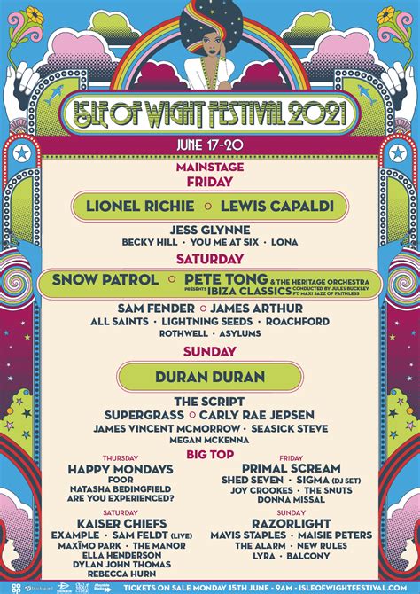 Isle Of Wight Festival 2021 Lineup Announced Summer Festival Guide