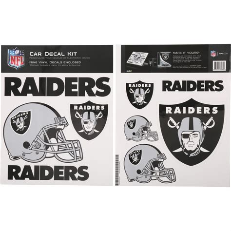 Skinit Oakland Raiders Car Decal Kit - Walmart.com - Walmart.com