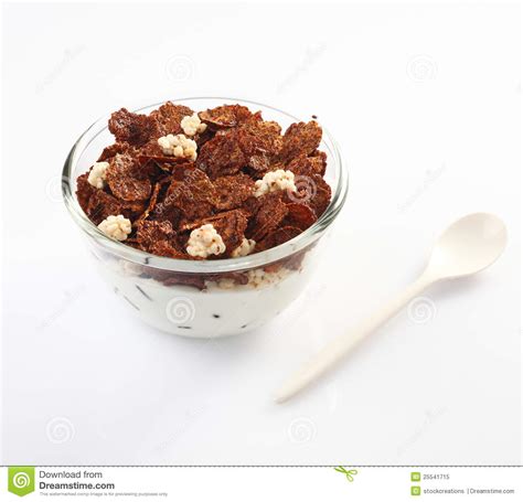 Serving Of Tasty Breakfast Cereal Stock Image Image Of Dessert Diet