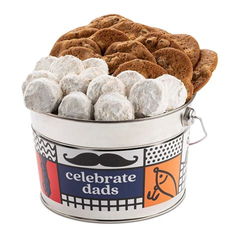 Davids Cookies Father S Day Assorted Cookies Bucket With Thin Crispy