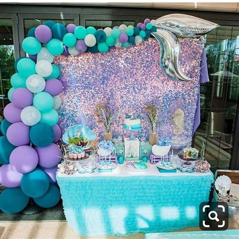 Otra Bella Idea De Fiesta Es The Mermaid Tail O Cola De Sirena 🧜🏻‍♀️🐚🌊