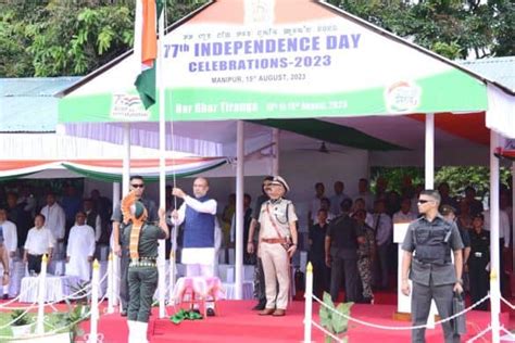 Manipur Celebrates Th Independence Day War On Drugs Campaign Not