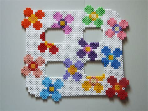 Photo Frame Hama Beads By Anja Iris Perler Crafts Pearler Bead