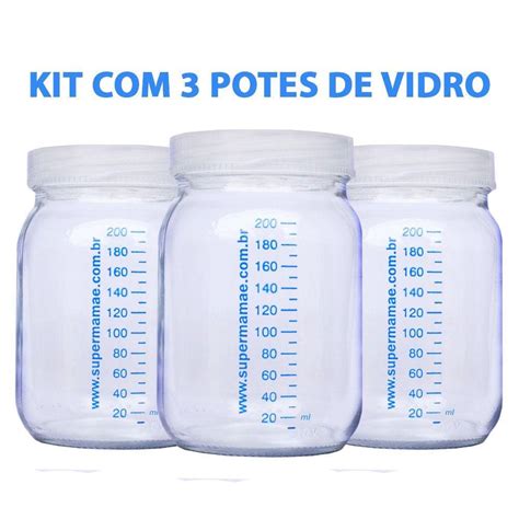 Pote De Vidro Para Leite Materno Pontofrio