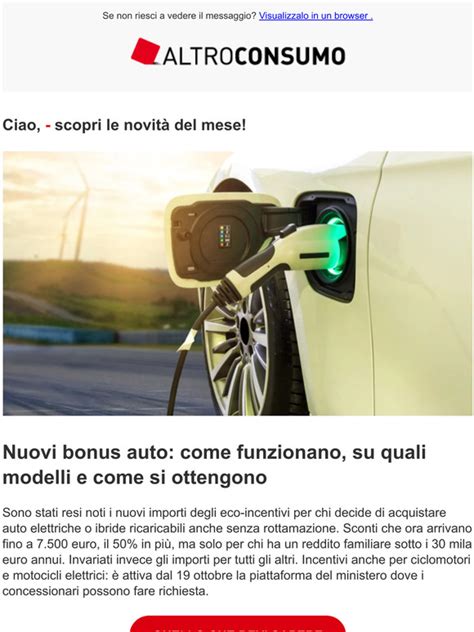 Altroconsumo Nuovi Bonus Auto Come Funzionano Su Quali Modelli E