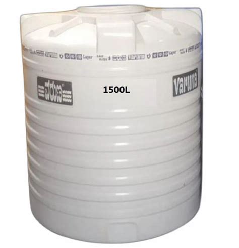 Varuna L White Triple Layer Lldpe Water Tank At Rs Litre In