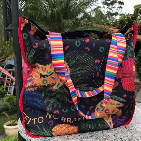 M Xi Bolsa Estilo Farm Feito No Brasil Poa Shopee Brasil