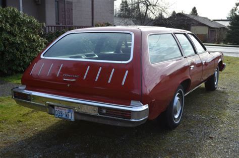 Pontiac Lemans Safari Station Wagon Cid Muscle Car Vintage Gm