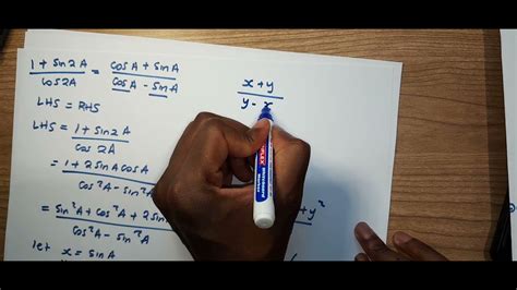 Grade 12 Trigonometry Proving Identities Involving Compound Angle And