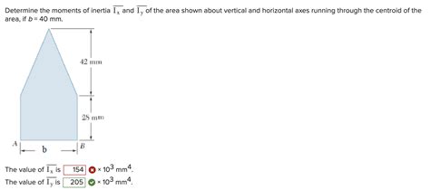 Solved Determine The Moments Of Inertia Ix And Iy Of The