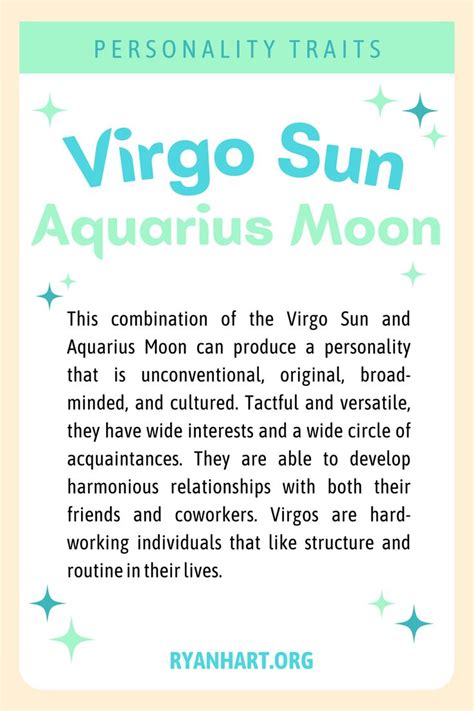 Virgo Sun Aquarius Moon Personality Traits In 2022 Virgo Aquarius