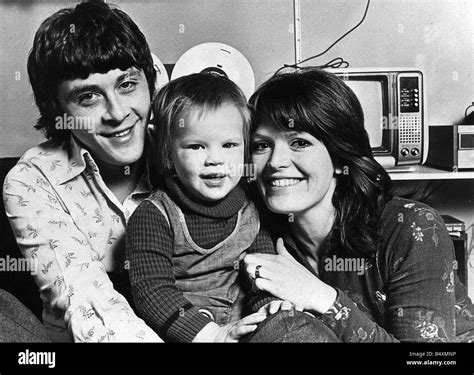 Richard Beckinsale actor with wife Judy Loe and daughter Kate Stock ...