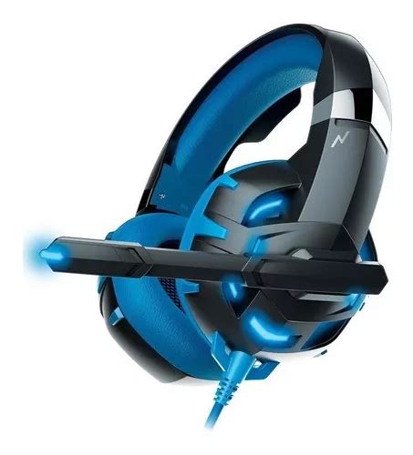 Auriculares Gamer Led Con Mic Noga St Ps Pc Power Bass Color