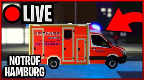 ROBLOX Notruf Hamburg Livestream WANN Kommt Das UPDATE Alle