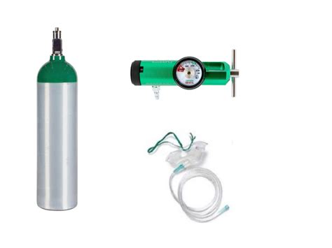 7L Light Weight Aluminium Oxygen Cylinder With Regulator EIKON