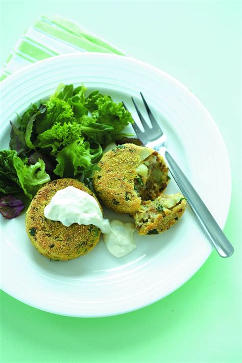 Carrot And Lentil Patties With Tzatziki Healthy Food Guide