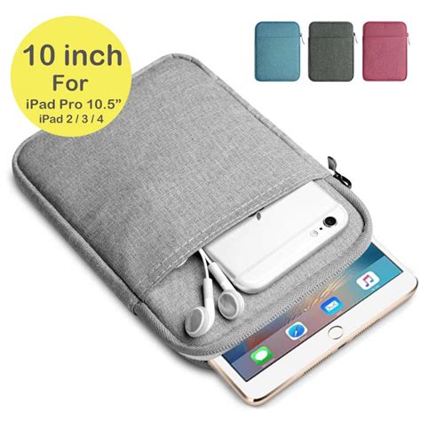 Tablet Bag Sleeve Pouch Case For For Ipad Pro Inch Case Zipper Bag