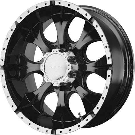 Helo He791 Maxx Gloss Black Wheel With Milled Accents 17x9 5x114 3mm 12mm Offset