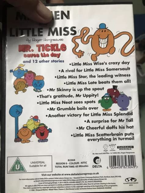 Mr Men And Little Miss Mr Tickle Saves The Day And 12 Other Dvd New