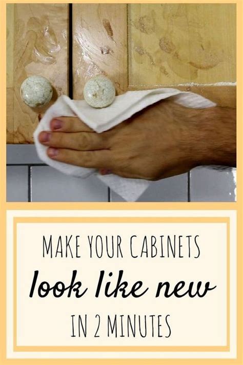 Cleaning Kitchen Cabinets the Easy Way!