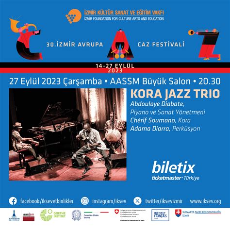 KONSER KORA JAZZ TRİO Institut Français de Turquie