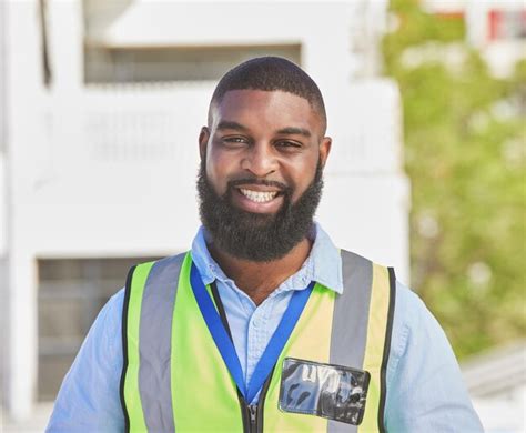 Premium Photo Black Man Portrait And Construction Worker Maintenance