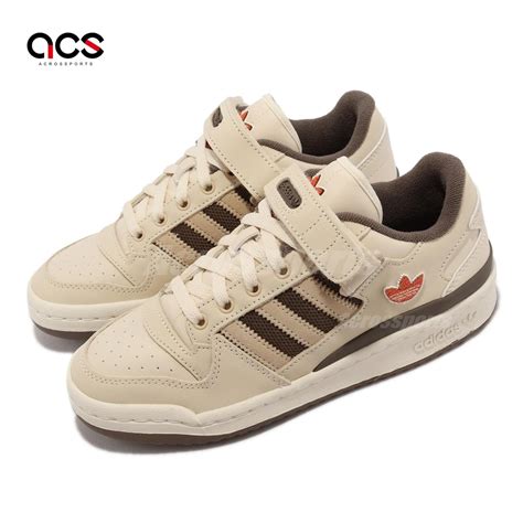 Adidas 休閒鞋 Forum 84 Low W 女鞋 米白 咖啡 魔鬼氈 三葉草 愛迪達 Ie1827 休閒鞋 Yahoo奇摩購物中心