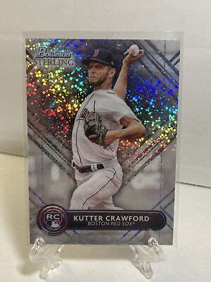 Bowman Sterling Kutter Crawford Rc Speckle Refractor Red Sox