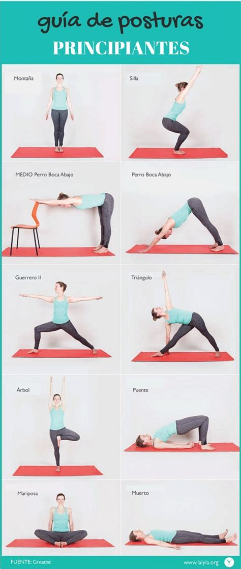 Guía De Posturas Infográficos Yoga Asanas Yoga Pilates Yoga