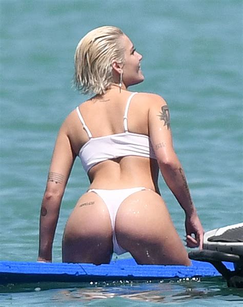 Celebs In The Spotlight Picture 2018 4 Original Halsey In White Thong Bikini During Yacht