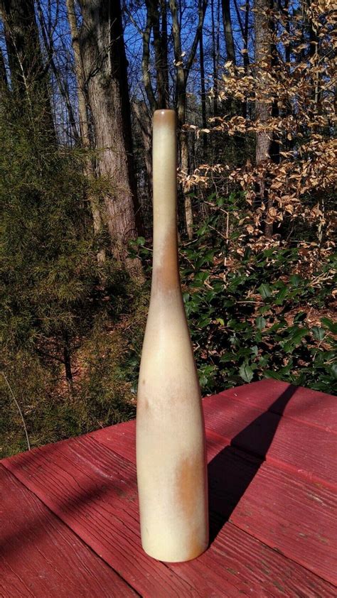 Frankoma Art Pottery Long Neck Wine Bottle 17 Vase F55 3921288960